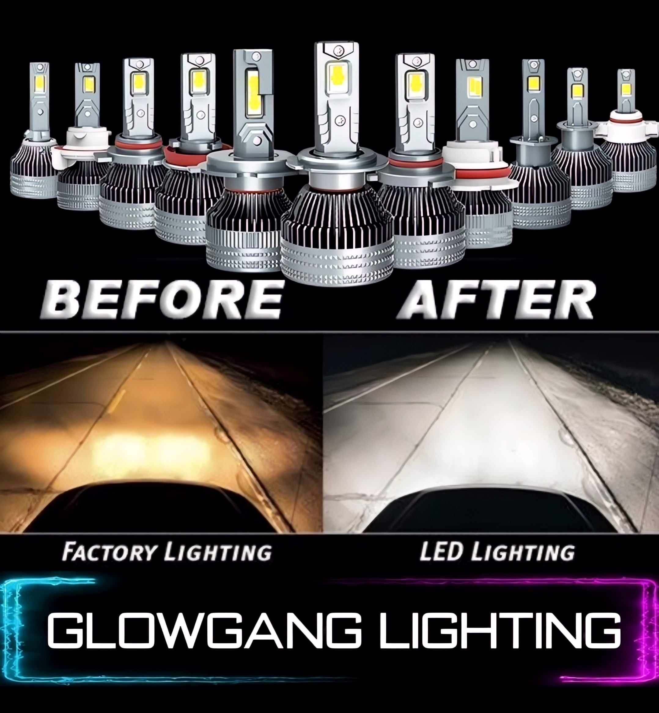 GLOWGANG PLUG N PLAY LED BULBS