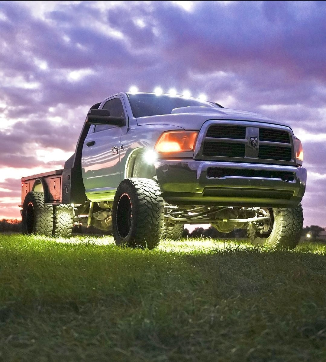 GLOWGANG 36LED PURE BRIGHT WHITE LED ROCK LIGHT PODS