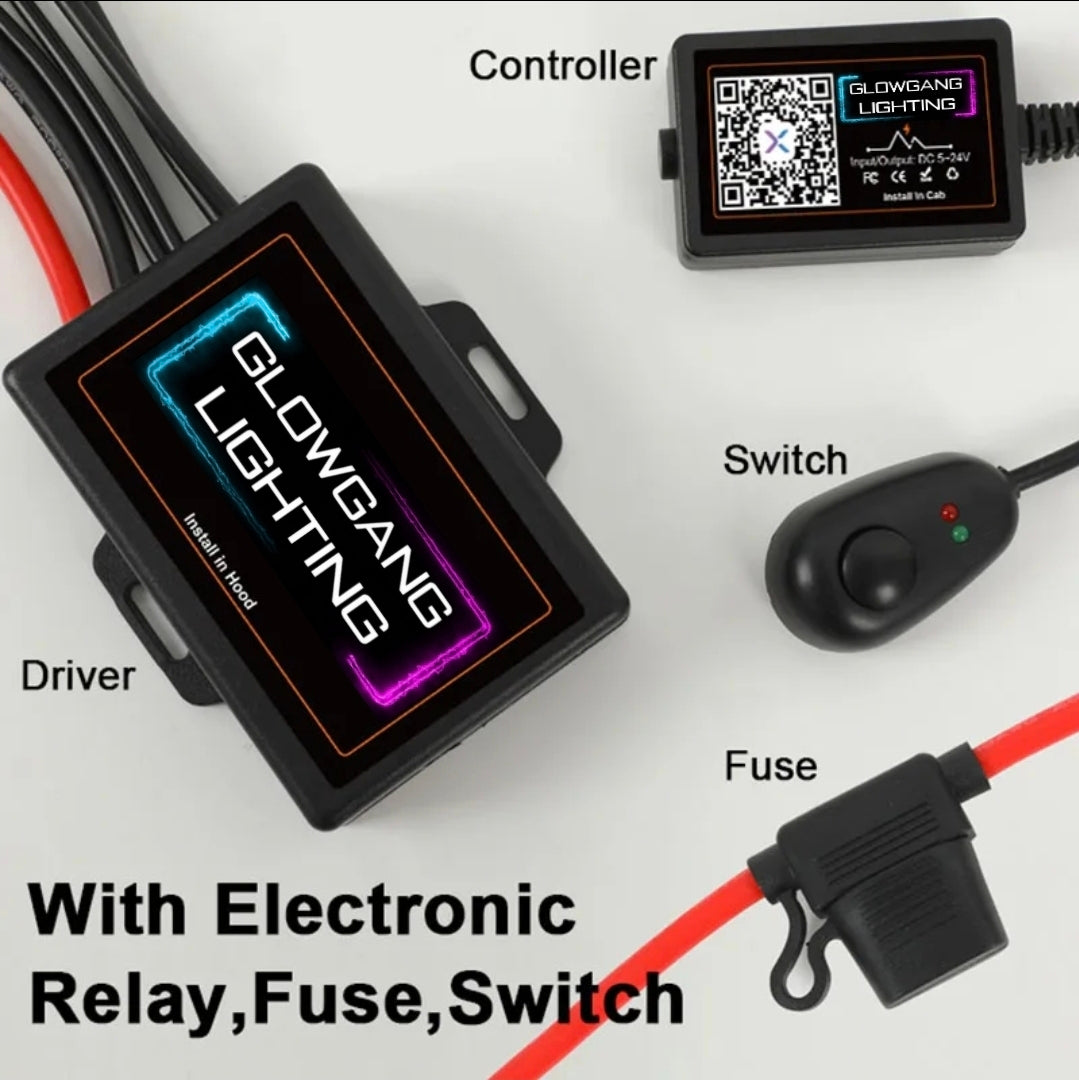 GLOWGANG DOUBLE ROW FLOW SERIES UNDERGLOW KIT