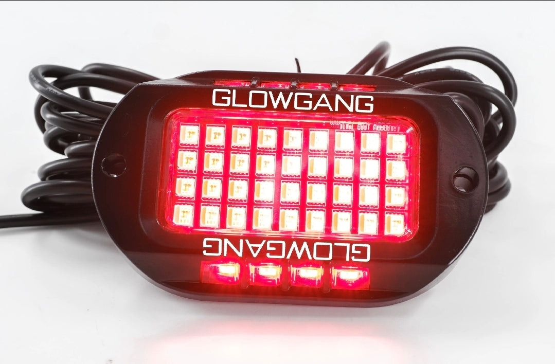 GLOWGANG 44LED MAX SERIES RGBW ROCK LIGHT PODS