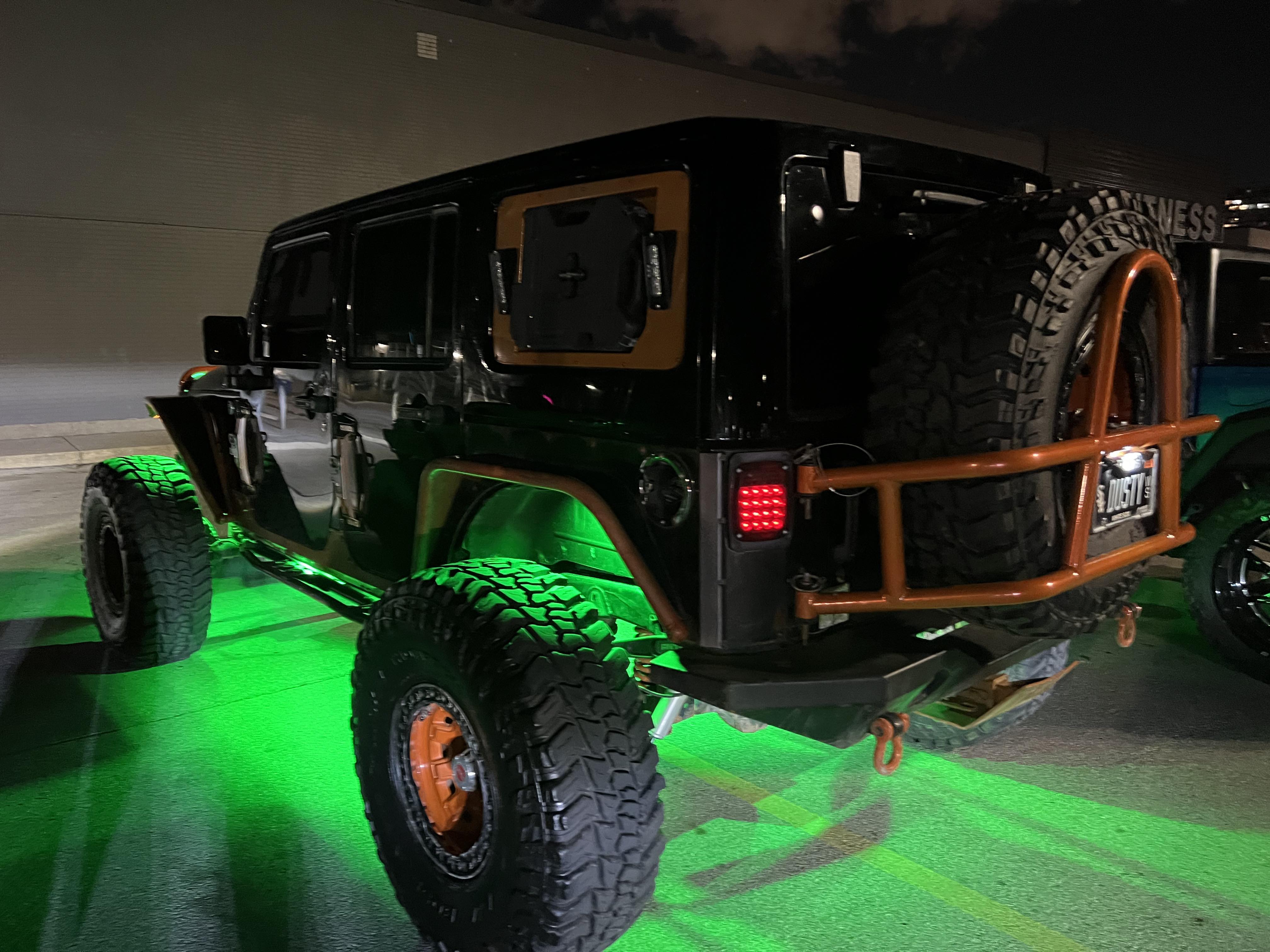 GLOWGANG 44LED MAX SERIES RGBW ROCK LIGHT PODS